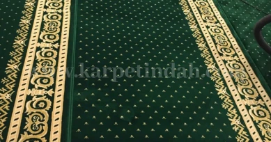 Project Proyek Masjid, Jakarta Selatan. Sajadah Mirac Green. Total Pemasangan : 120 M2 1 6996a84e_53f3_4c95_97ae_b39a52956f50